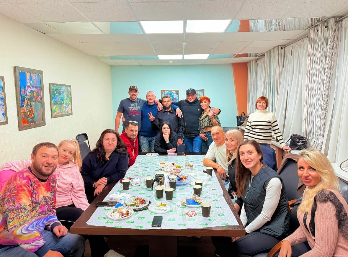 Утреннее собрание в реабилитационном центре